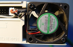 Fan remounted