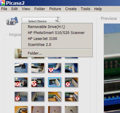 Import image