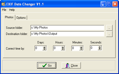 Exif Date Changer